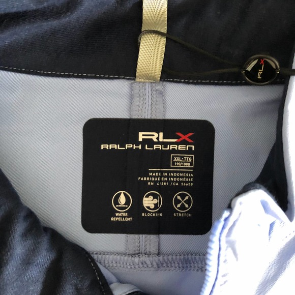RLX Ralph Lauren Light Blue and Navy Windbreaker - Picture 4 of 6